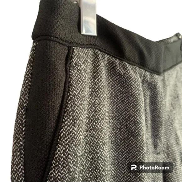 H&M Tweed Ankle Pants with black trim Size 6 - Picture 8 of 10